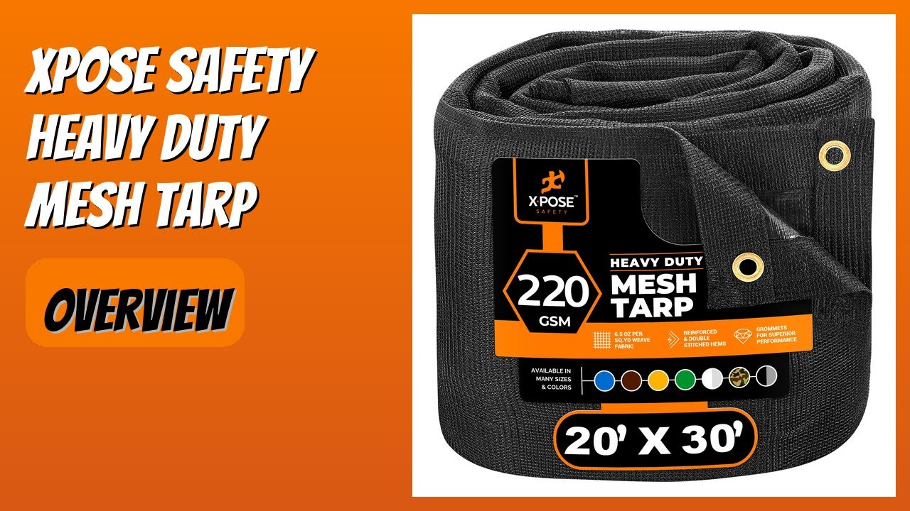 REVIEW (2026): Xpose Safety Heavy Duty Mesh Tarp. Features