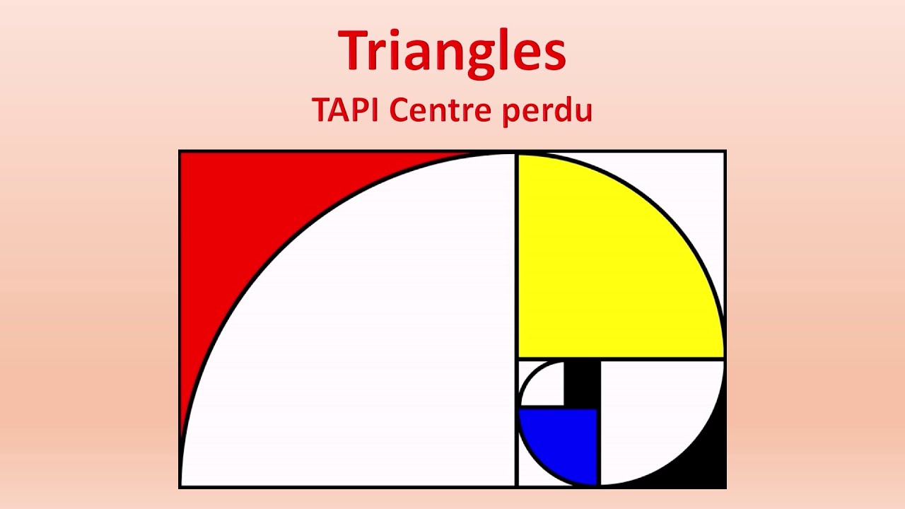 6️⃣ Triangles - TAPI Centre perdu