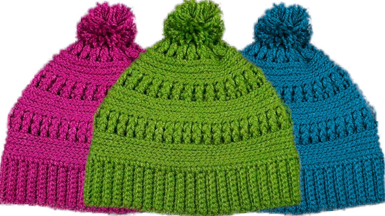 🌈Gorro para Niña y Niño a Crochet (Muy fácil) Otoño - Invierno👧👦👶