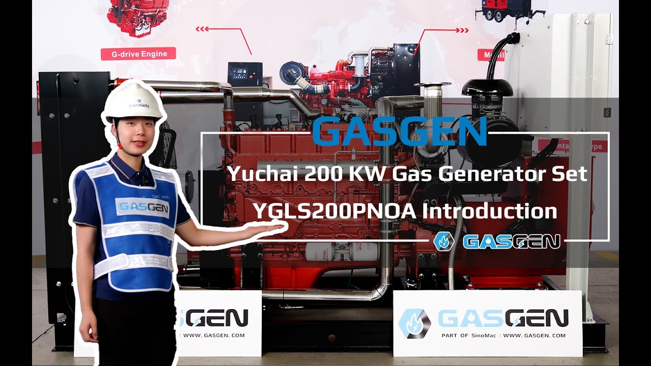GasGen's Yuchai 200 KW Gas Generator Set-YGLS200PNOA Introduction [Specifications & Scopes]