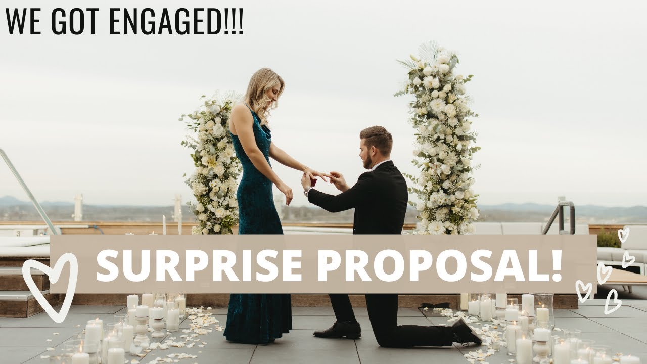 She said YES!!! 💍  |  Trace Bates's SURPRISE Proposal!