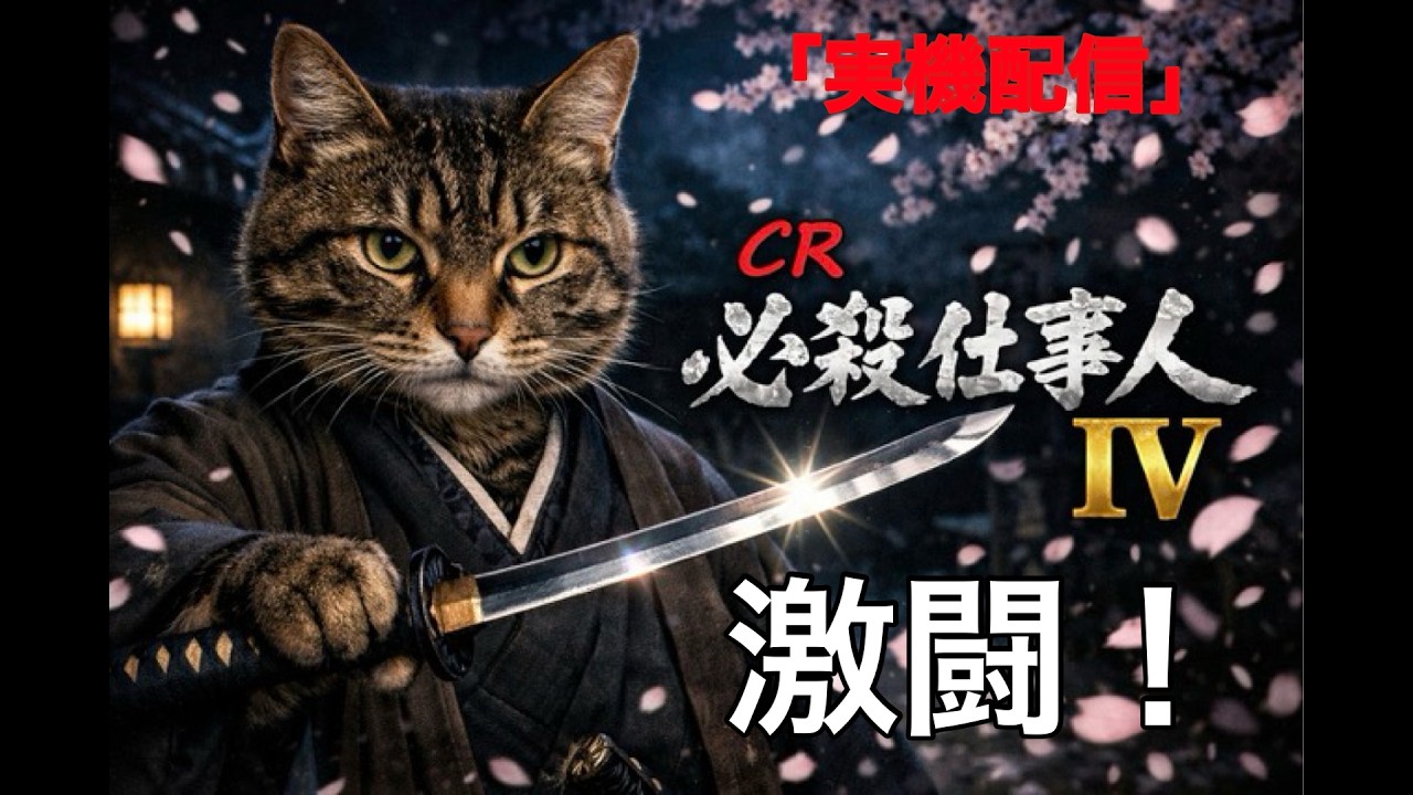 【パチンコ実機配信】ＣＲぱちんこ 必殺仕事人Ⅳ【ライブ配信】#パチンコ #必殺仕事人 #レトロ台