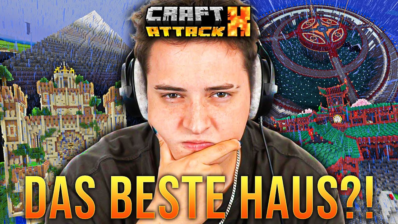 DIE BESTEN CRAFT ATTACK 10 HÄUSER - KOMPLETTE SERVERTOUR (1/2)
