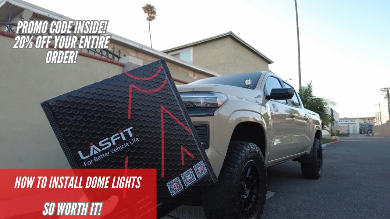 Changing interior lights on 2023 Chevy Colorado *huge difference!*