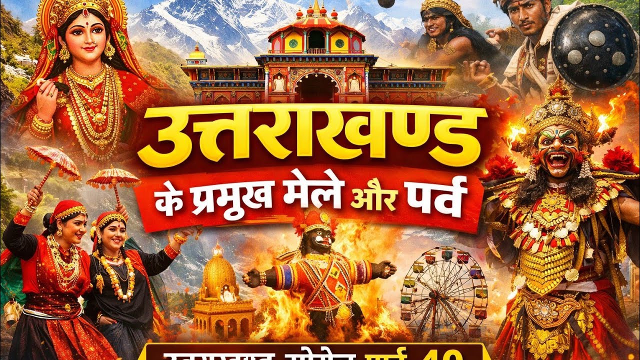 उत्तराखण्ड के प्रमुख मेले और पर्व ll उत्तराखण्ड सीरीज पार्ट -39 ll Uttarakhand Exam Preparation 