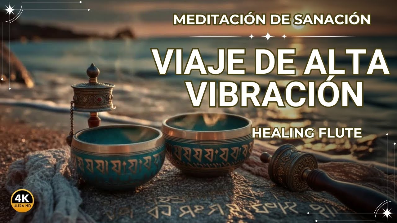 Viaje de ALTA VIBRACI&Oacute;N | 432Hz Meditaci&oacute;n de Sanaci&oacute;n & Healing Flute 4K