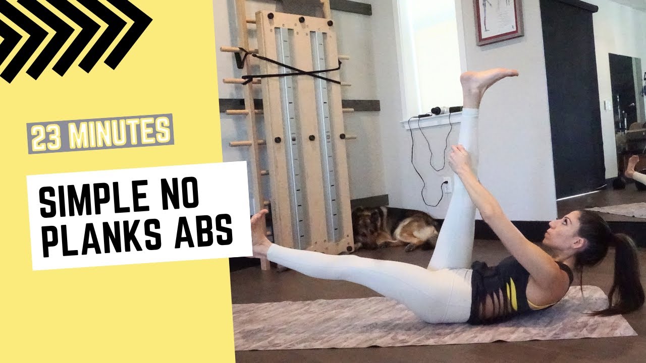 Simple No Planks Abs | Intense Abs Workout Without Planks | 23 Minutes Abs workout by Pilates Strong