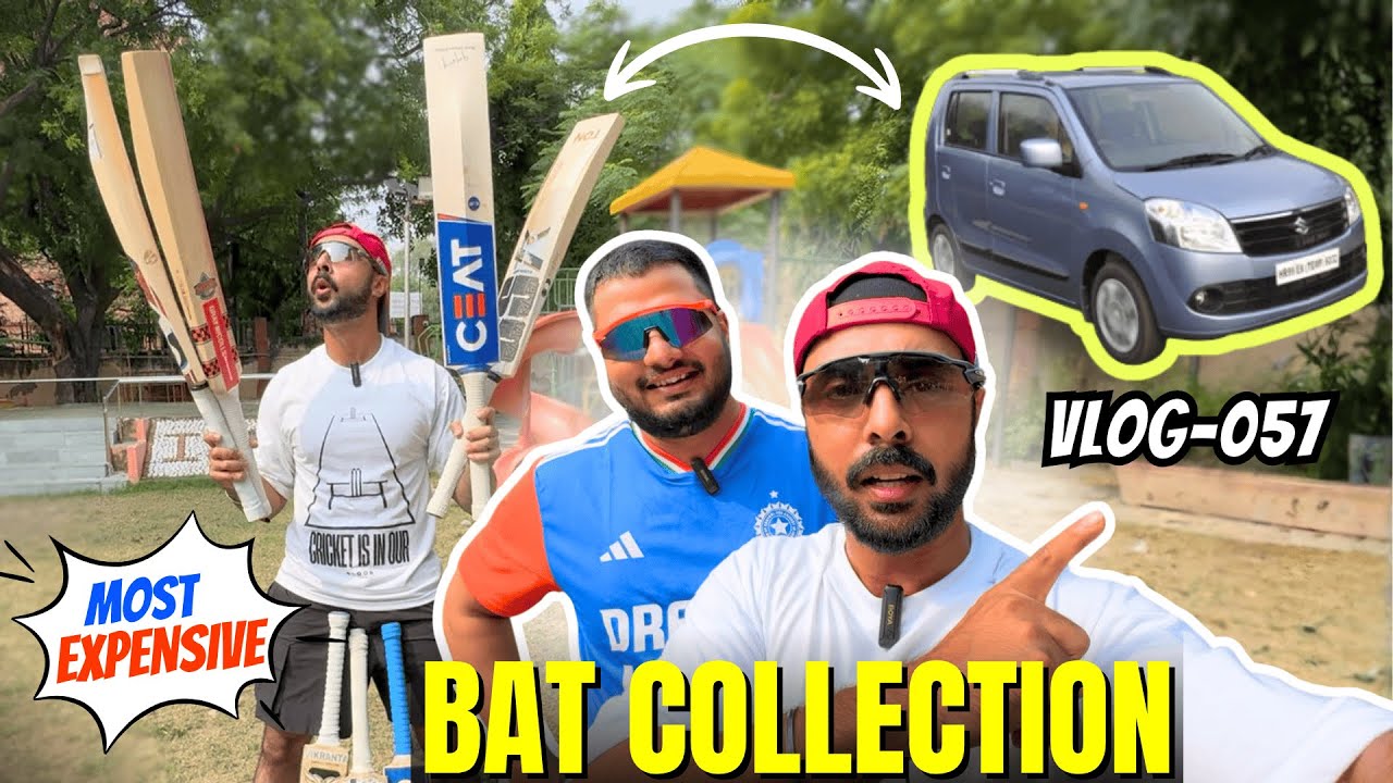 BAT COLLECTION Worth Rs.6 Lakh !! 🏏