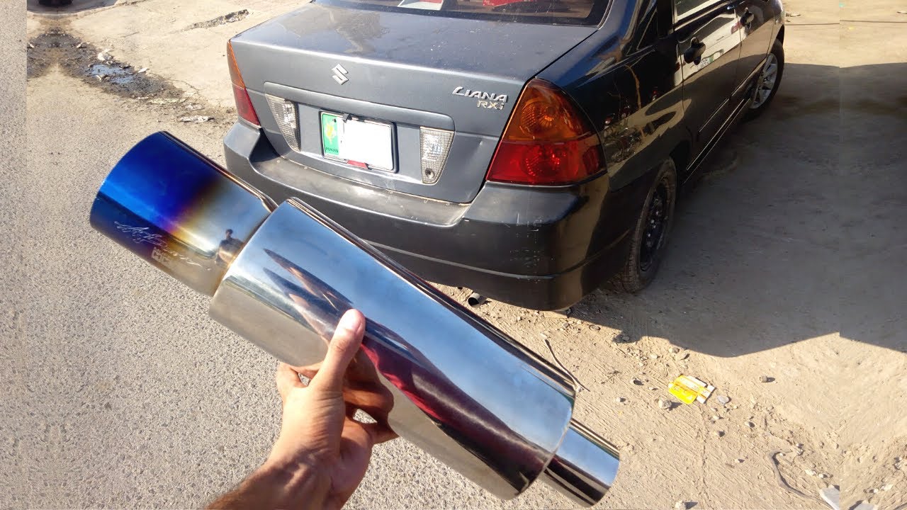 Installed HKS Jasma Large Exhaust In my Car