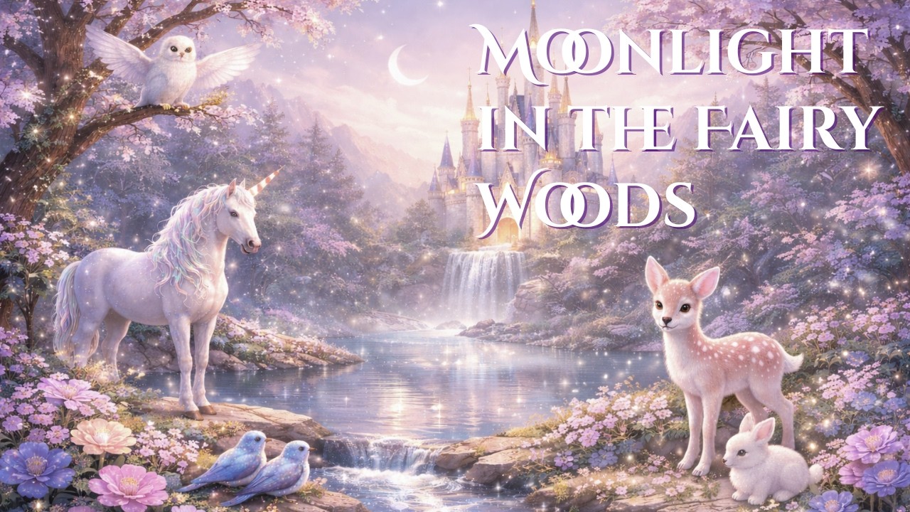 Moonlight in the Fairy Woods | Mystical Ambient Atmosphere