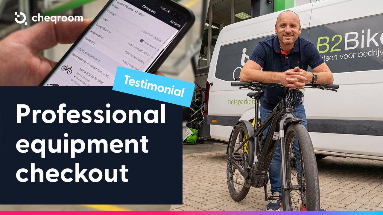 Professional equipment checkout with Cheqroom