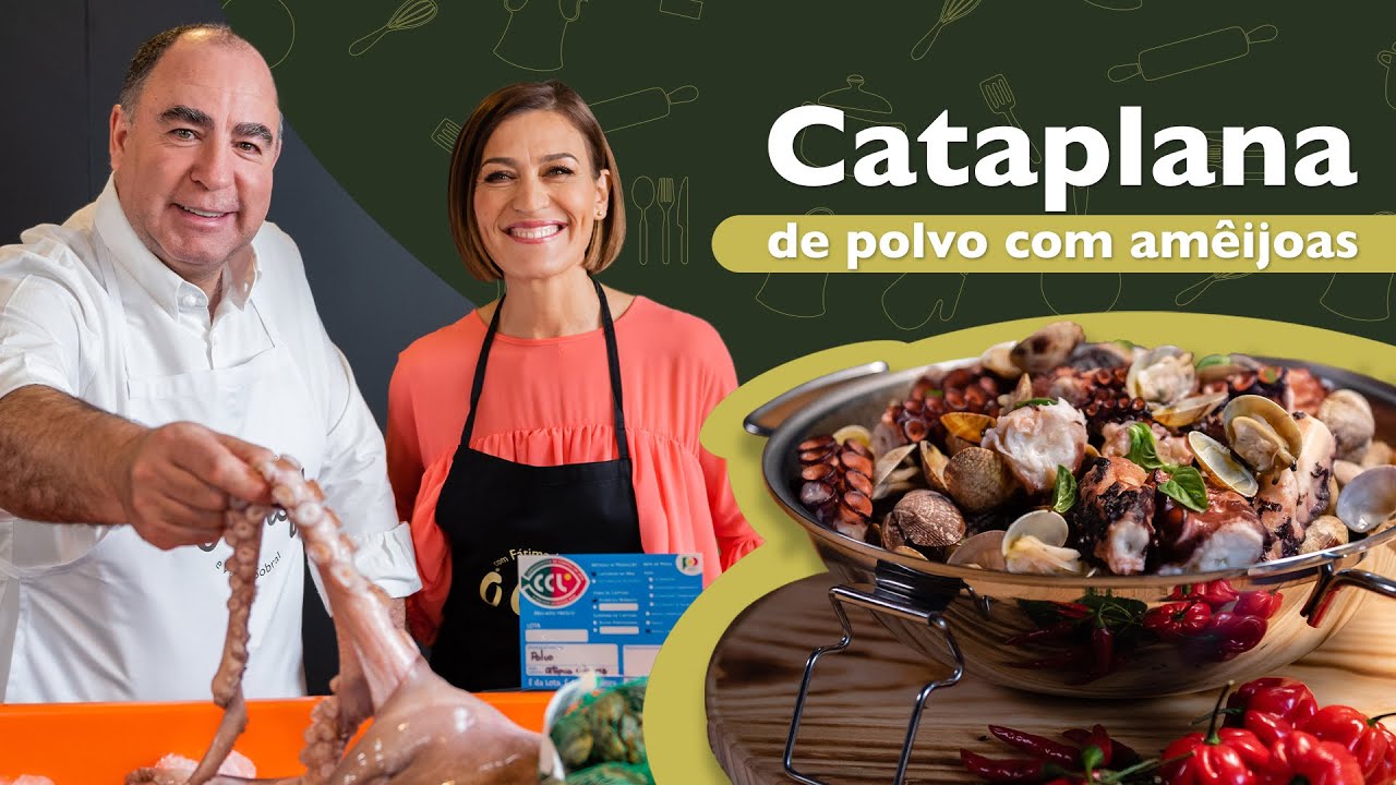 Ó Chef! – RECEITA CATAPLANA DE POLVO, AMÊIJOAS E BATATA-DOCE, c/ Fátima Lopes e Vítor Sobral (Ep 2)