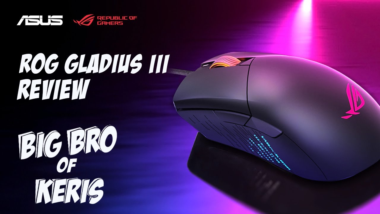 Asus ROG Gladius III Wired Gaming Mouse Review (Tagalog)