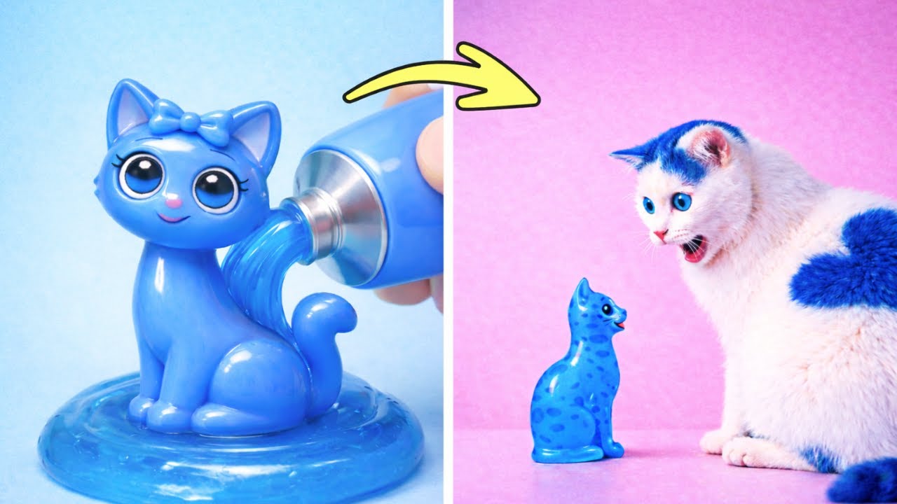 Экстремальное K-Pop преображение Derpy Cat 😳🐾✨