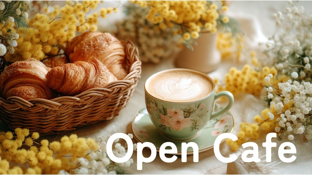 Your Personal Cozy Cafe Vibes | Good Morning Spring Bossa Nova Jazz to Listen While You Work