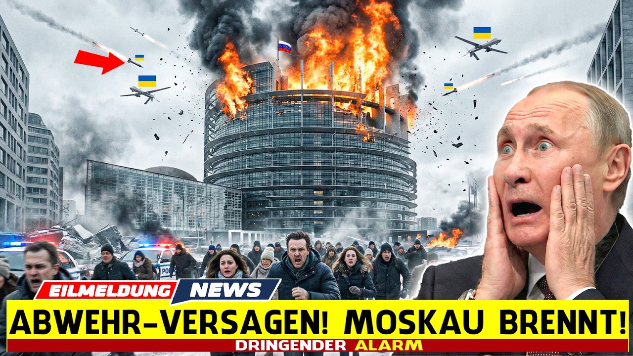 PUTIN BLAMIERT! Ukraine-Drohnen treffen Regierung – Abwehr versagt!