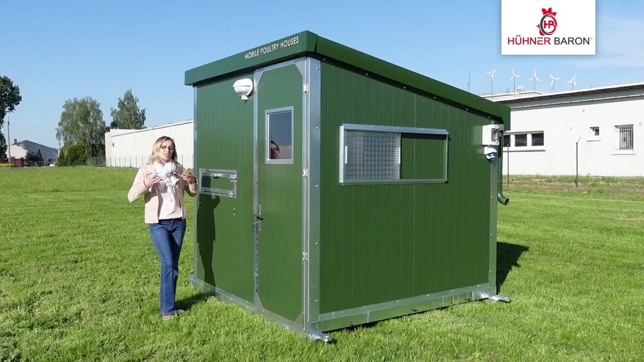 Mobiler Hühnerstall für bis zu 40 Hühner – Flexibel, Robust & Komplett Ausgestattet!