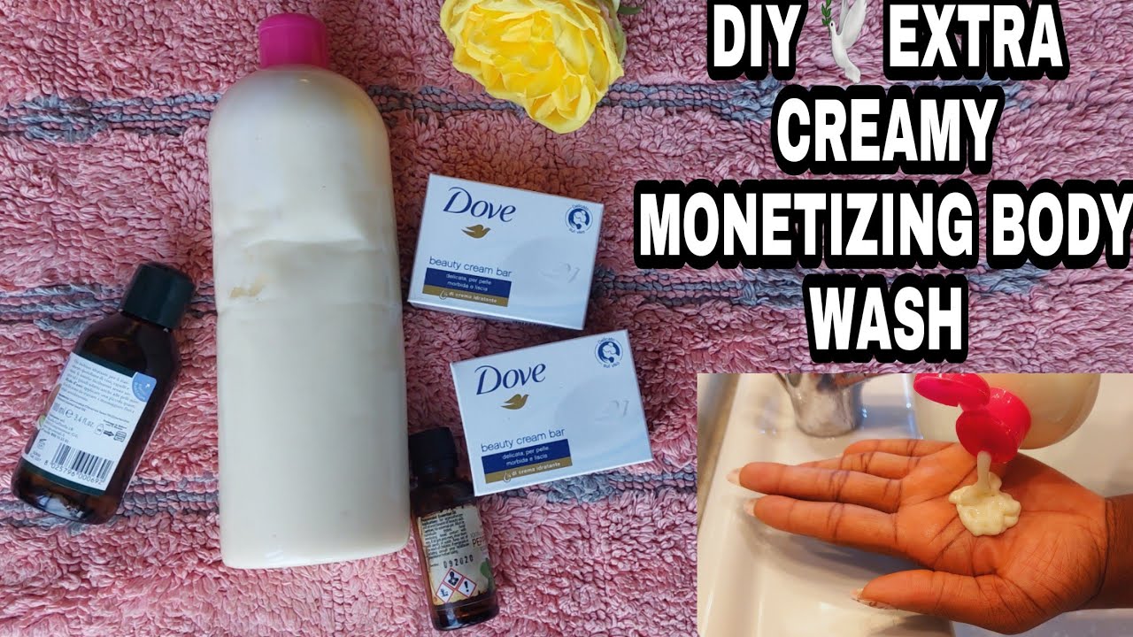 Extra Creamy Moisturing Body Wash Homemade Using Dove Bar Soap