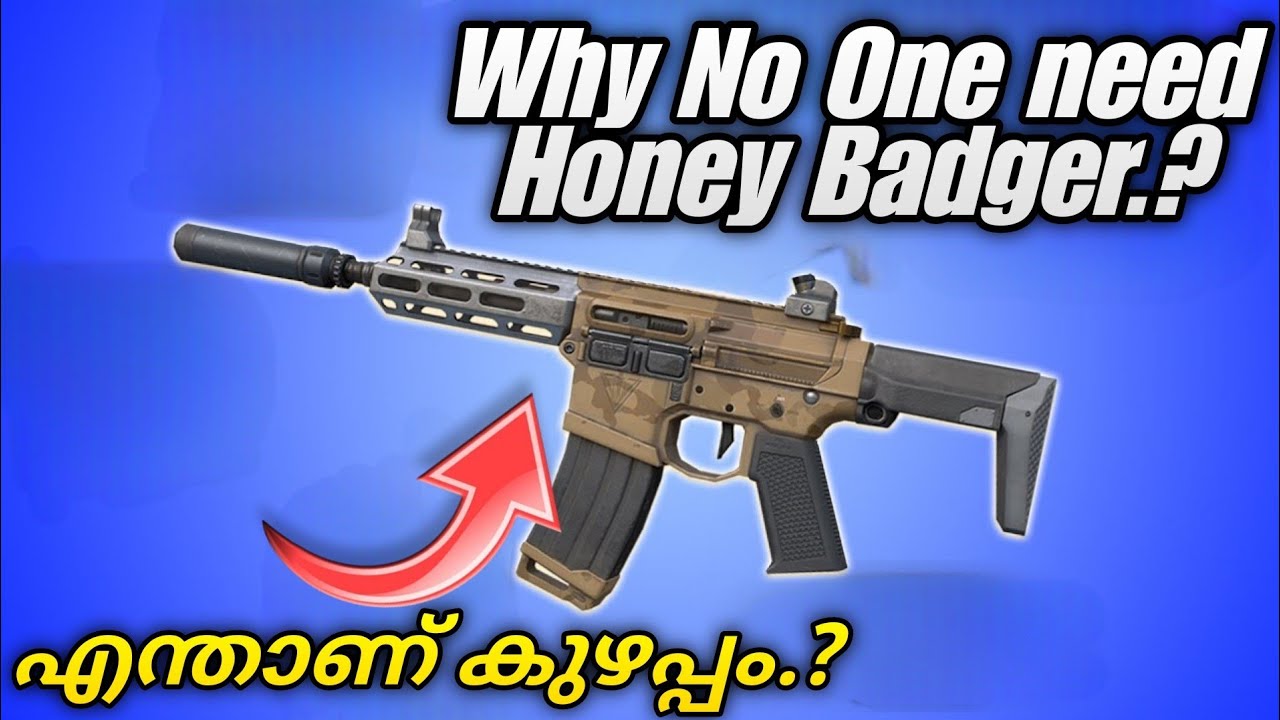 Why no one taking this Gun in game 🤔Honey Badger is powerful.?