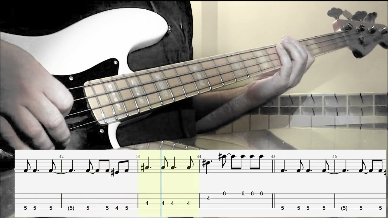 La Unión -  Lobo Hombre en París Bajo/Bass Line with TAB