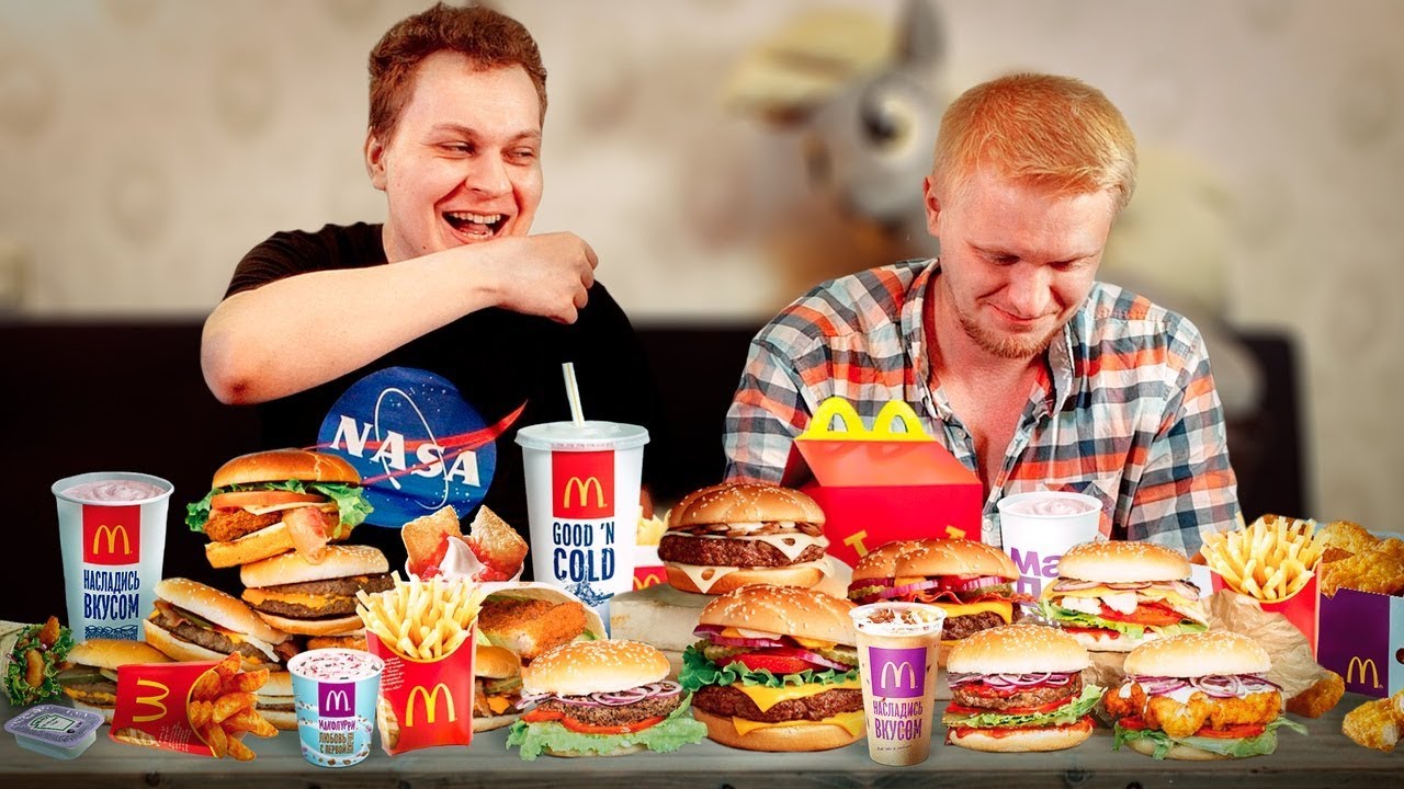 Славный Обзор. Макдональдс. Пробуем всё меню с Юрием Хованским!