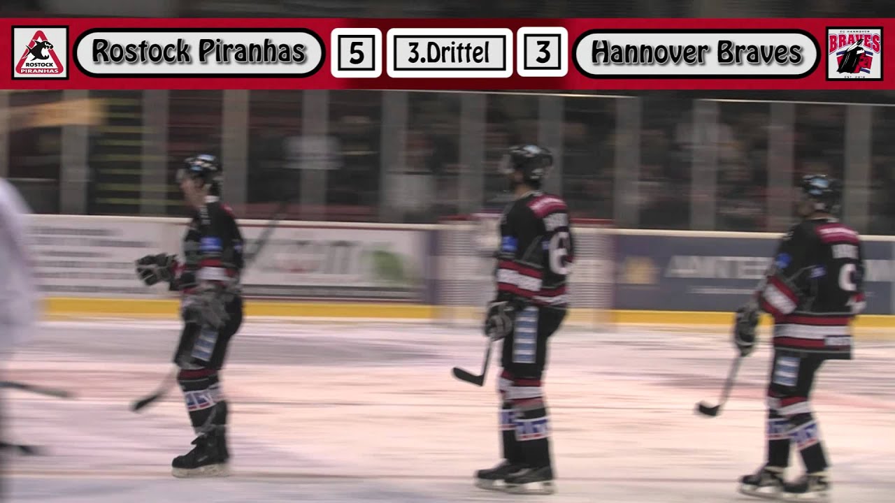 Rostock Piranhas - Hannover Braves 8:3 (0:1, 3:2, 5:0) vom 23.10.2011