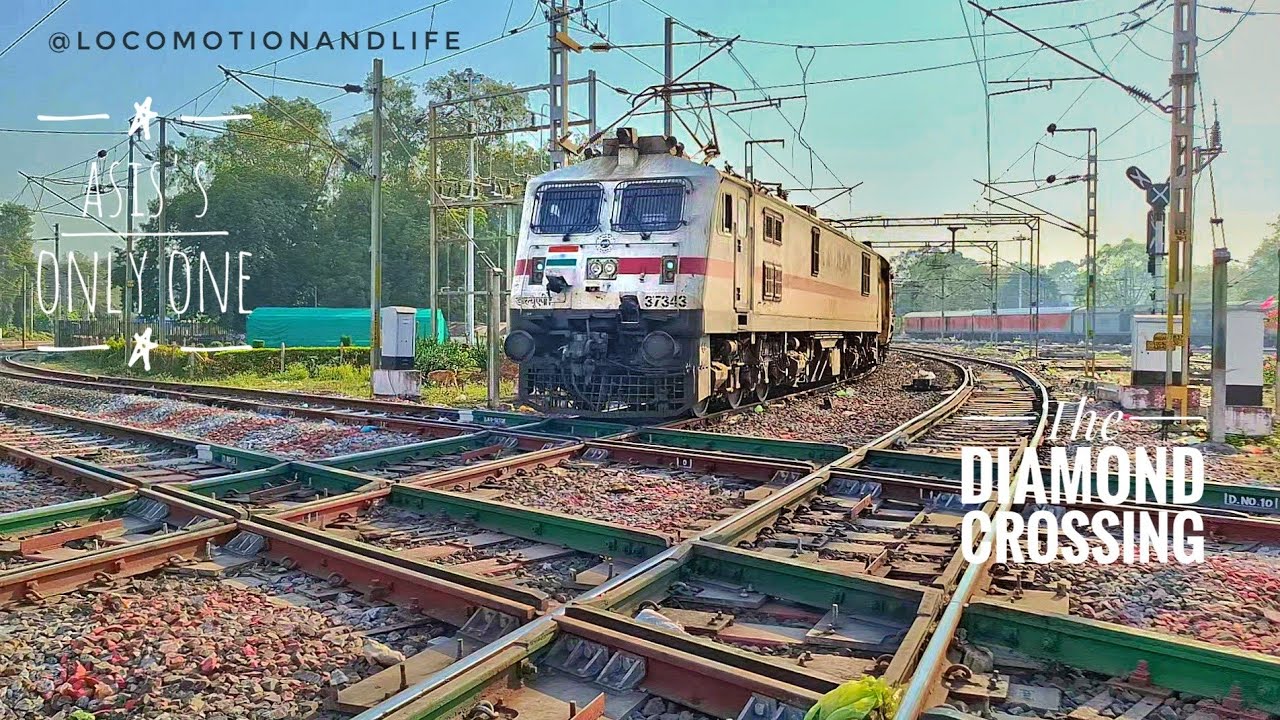 Diamond Crossing the one in Asia, Maharashtra express 11039 