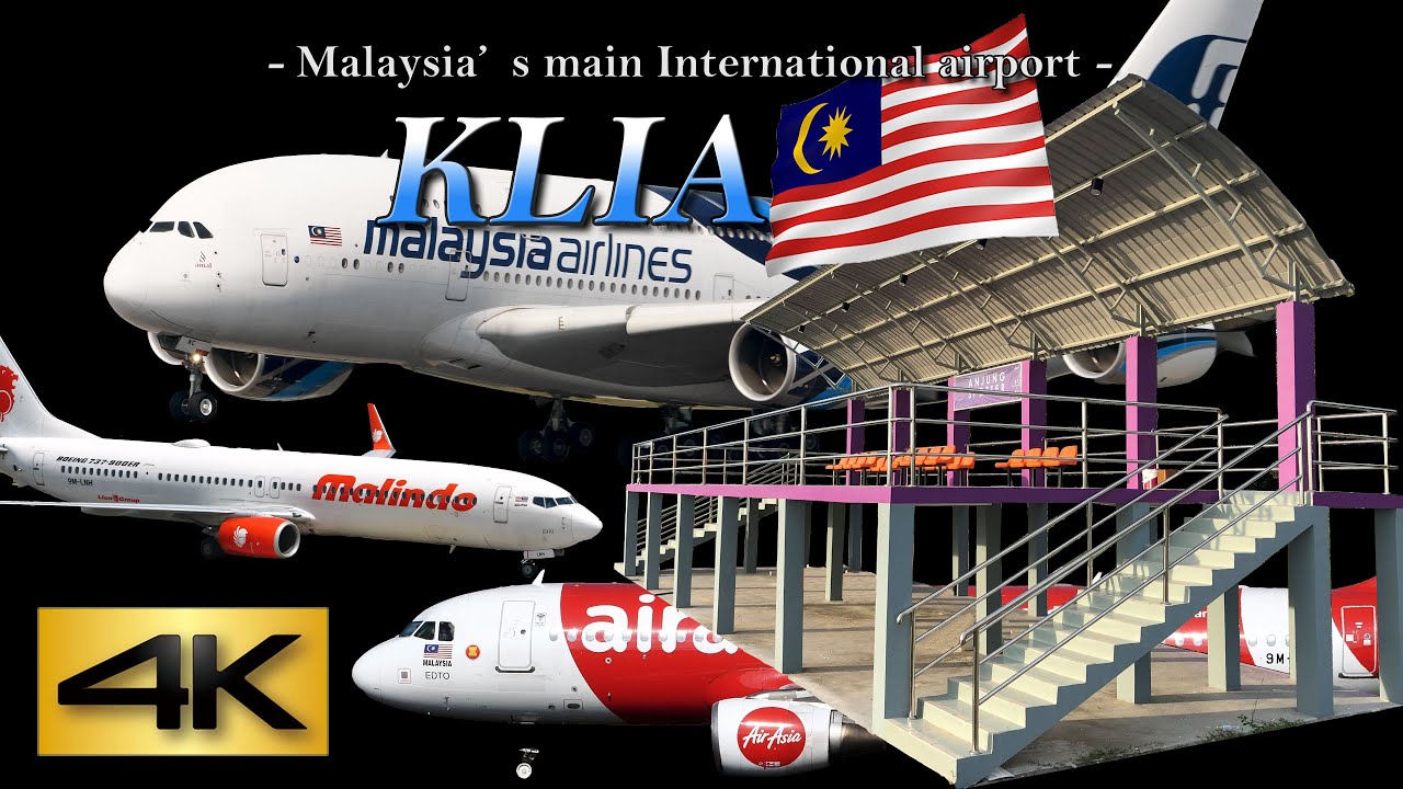 【4K 60P】1.5Hour!! in KLIA NEW SPOTTING POINT 