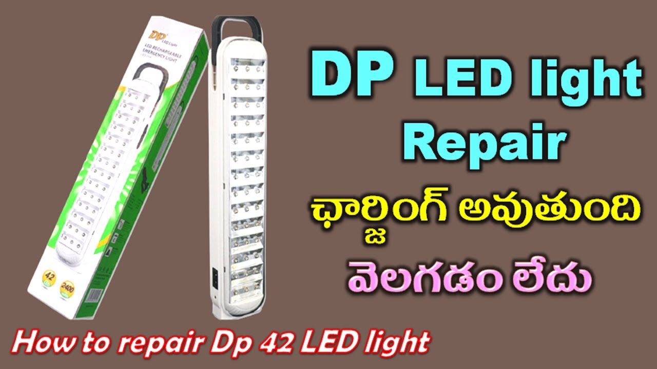 dp led light repair.42 led repair.charging light not charging.charging light no glowing.