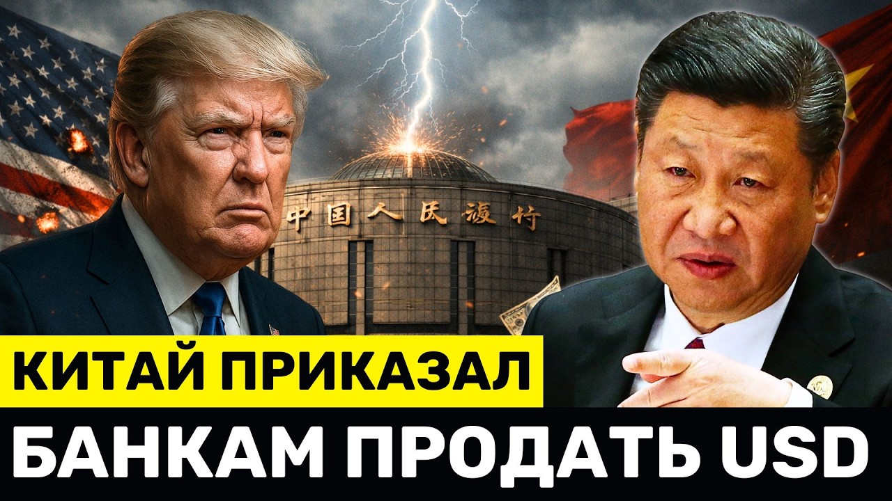 Китай Приказывает Банкам Сократить Вложения В Госдолг США — План ФРС Ведёт к Девальвации Доллара