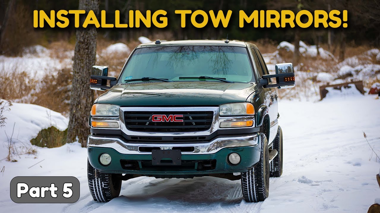 Installing Tow Mirrors on my Project Truck (from Boost Auto Parts) [Duramax Part 5]