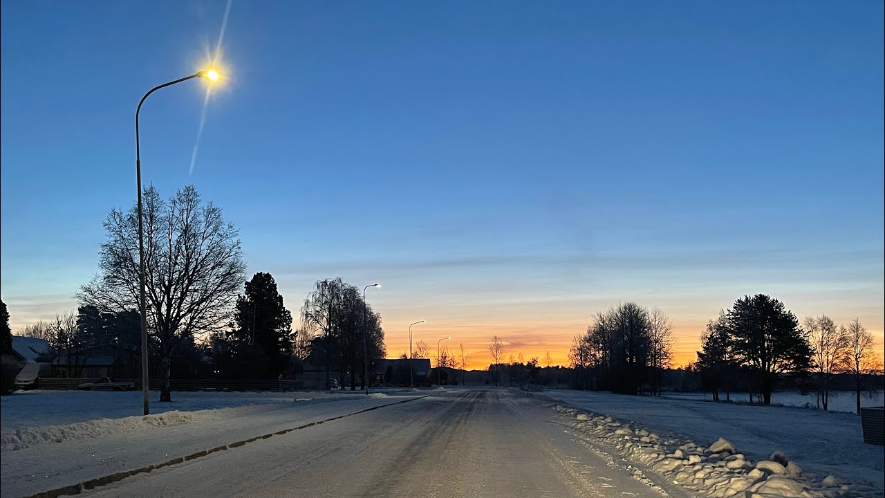 Överkalix in the North of Sweden near the Arctic Circle. Beautiful winterland. ​⁠