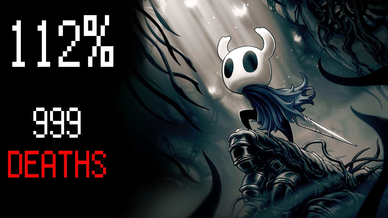 Trying to 112% Hollow Knight Under 1000 Deaths...