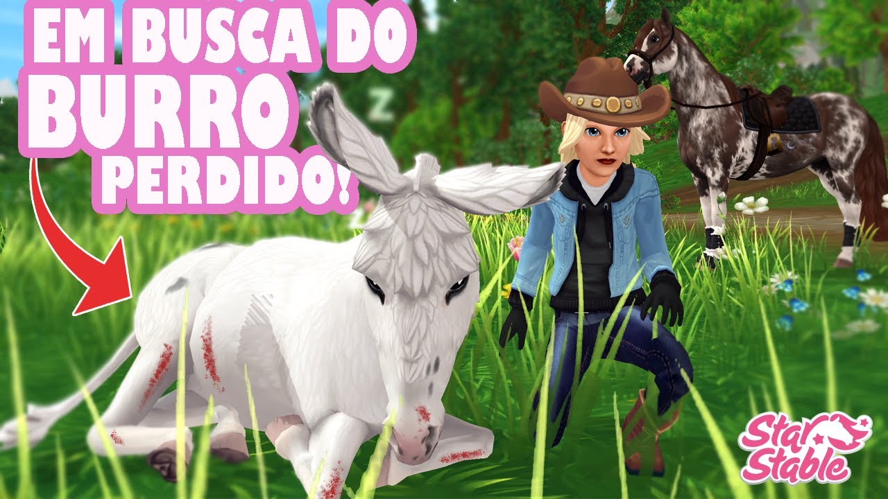 EM BUSCA DO BURRO PERDIDO será que ele está bem?!  ROLEPLAY -starstable ​