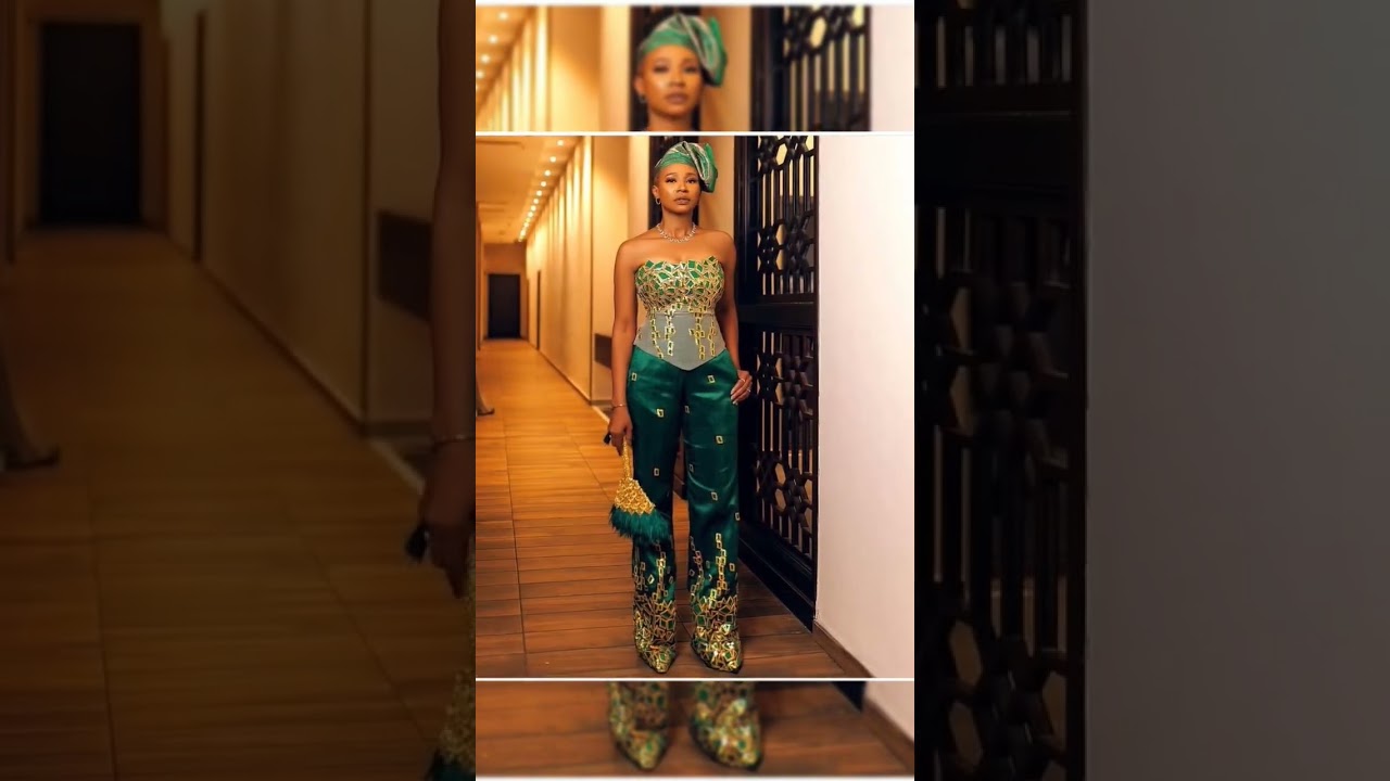 Green Owambe party styles | Latest Lace Styles | Latest Owambe Styles