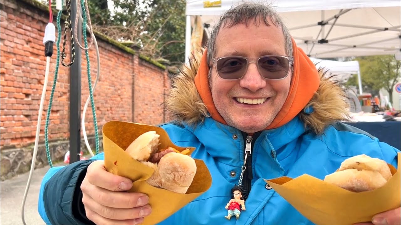 Vlog + mukbang !!! Primo mercatino del 2026 🥶🥶🥶