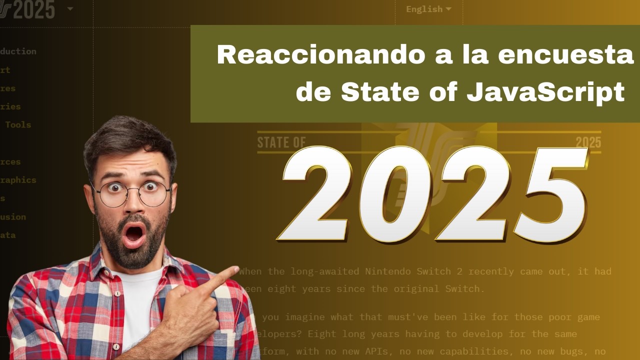 Lo que NADIE esperaba del State of JS 2025 😲 | Reacción #javascript #tools #software