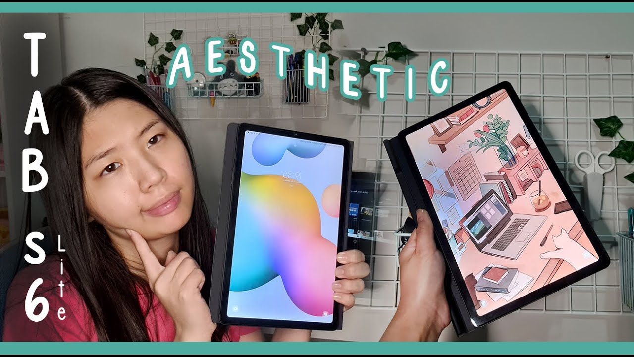 PERSONALIZANDO MEU TABLET S6 LITE PARA ESTUDOS - ESTILO AESTHETIC | Hi Lelê