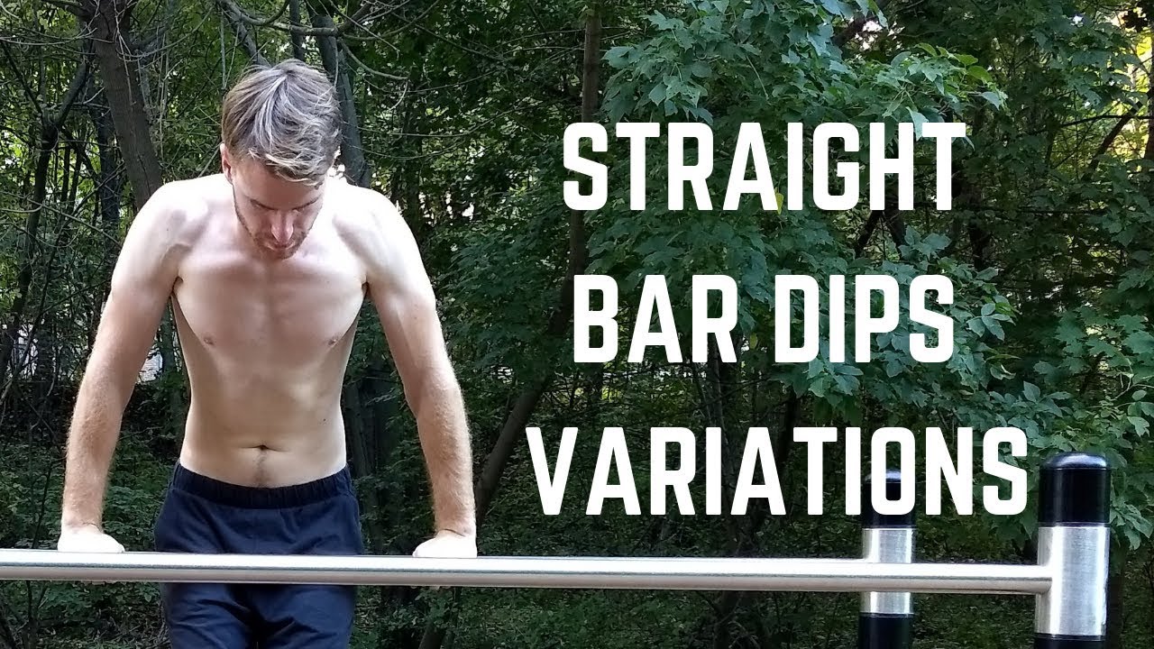 Straight Bar Dips Variations | All Levels