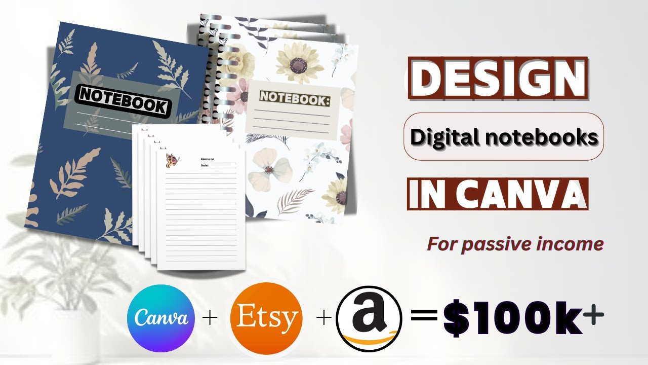 Design Profitable Digital Notebooks in Canva | Step-by-Step for Beginners in 2026