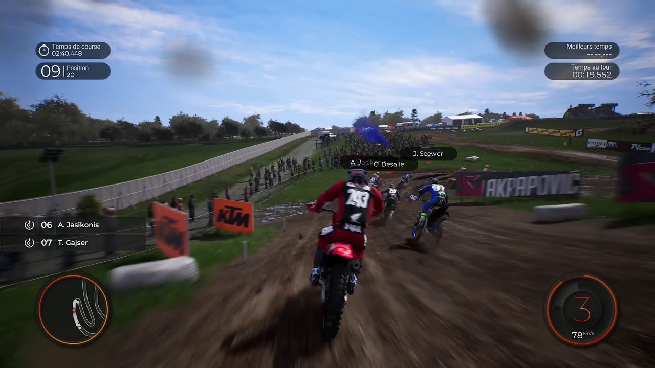 MXGP 2020 - The Official Motocross Videogame PS5 - Gameplay + Replay - Course - Matterley Basin / GB