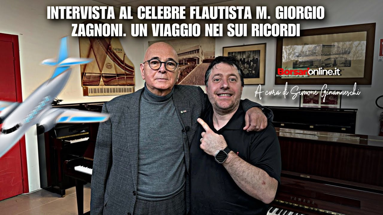 Giorgio Zagnoni il celebre flautista italiano, un pezzo di storia davvero importante. ASCOLTIAMOLO..