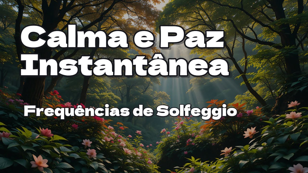 Musicoterapia, para calma, paz, tranquilidade, descansar pensamentos, aliviar stress e ansiedade