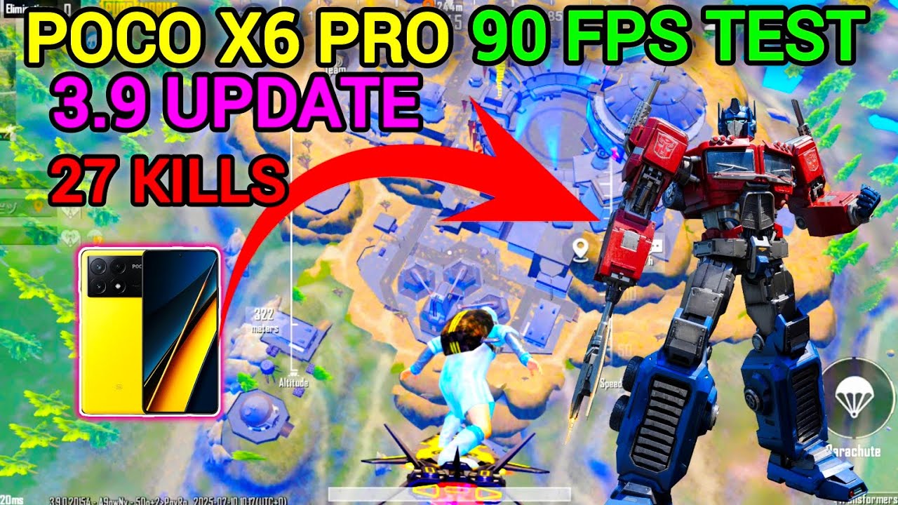 🔥Poco X6 Pro PUBG Test 🔥 90 FPS Zero Recoil + Smooth Gameplay | BGMI Best Phone?
