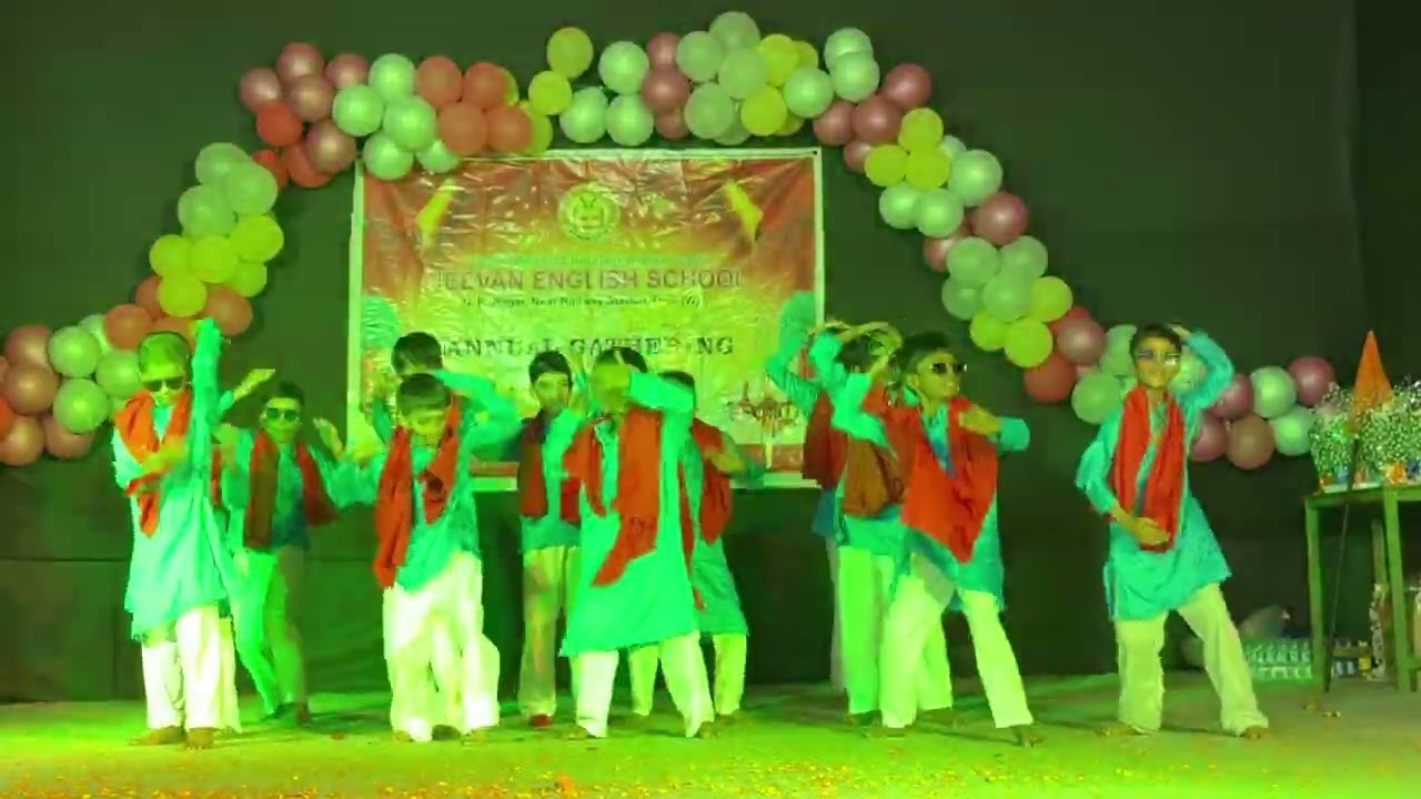 Gujju Pataka dance Performance by Jeevan English School  3rd Standard Students 🩵🩵🩵🩵💙💙💙