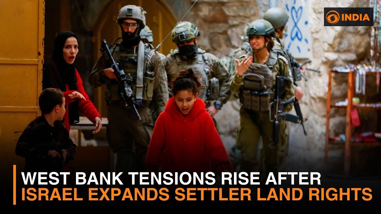 International Outcry Over Israel’s Expansion of Settler Land Rights in West Bank
