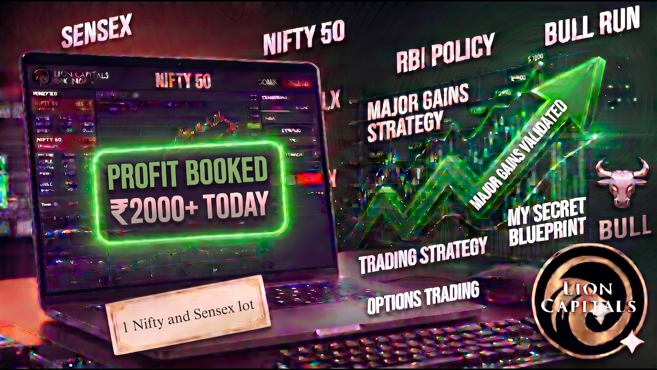 Nifty 24,000 Support Was a Trap! 🛑 How I Traded the 0.618 Reversal | Lion Capitals