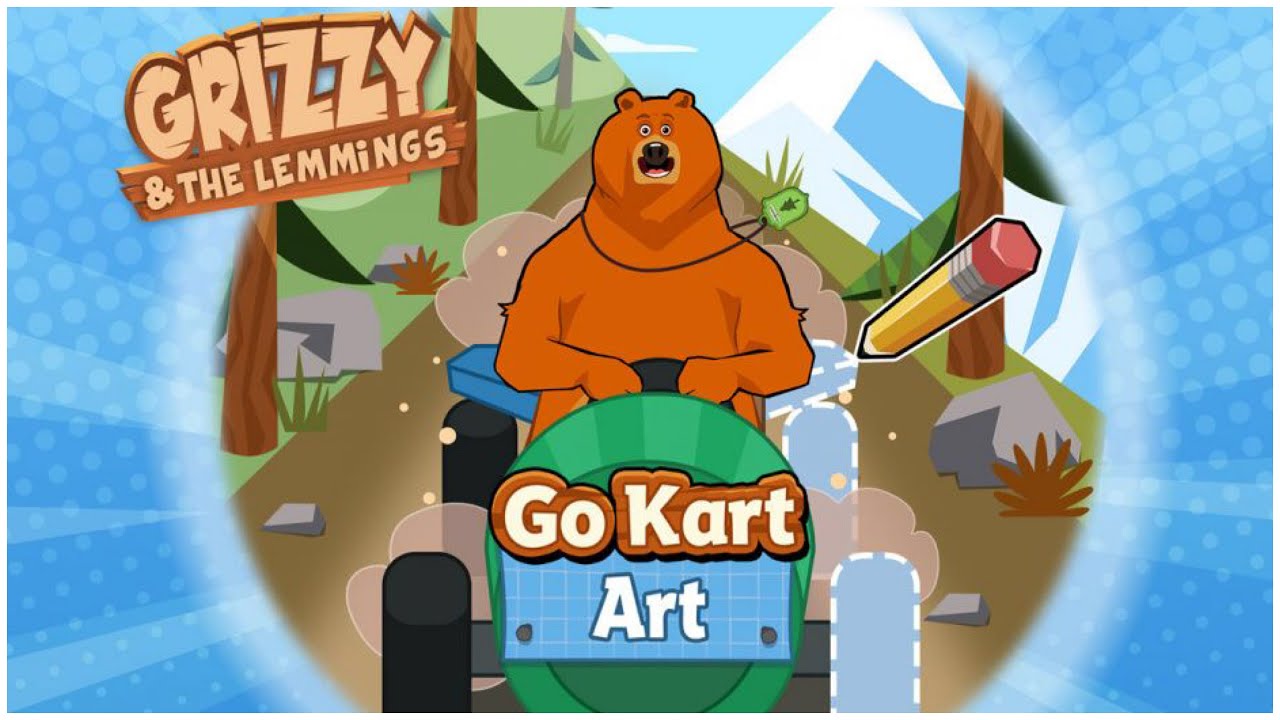 Grizzy and The Lemmings Go Kart Art: Геймплей, часть 3 || Игры Grizzy and the Lemmings