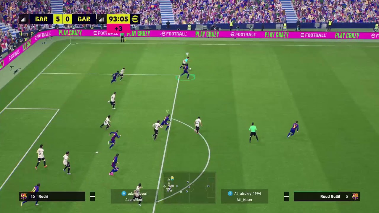 سلام عليكم لعبت eFootball **