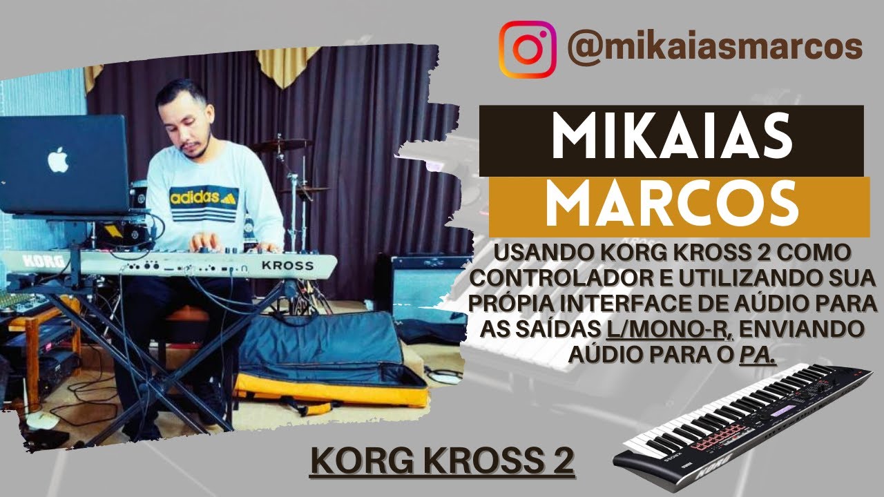 KORG KROSS 2 COMO CONTROLADOR.